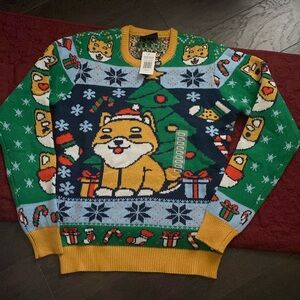 New 
Shiba Inu Christmas sweater